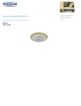 Massive Ceiling light 30173/33/10 Datasheet