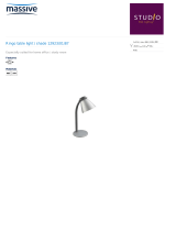 Massive Table lamp 38654/55/10 Datasheet