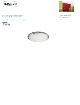 Massive Ceiling light 30256/87/17 Datasheet