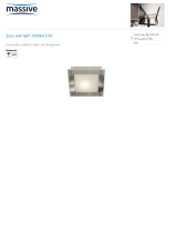 Massive Wall light 33236/38/17 Datasheet