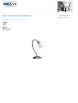 Massive Table lamp 67107/53/10 Datasheet