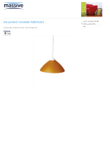 Massive Suspension light 37165/31/10 Datasheet