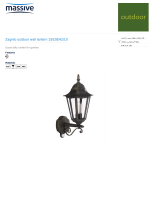 Massive Suspension light 40197/17/10 Datasheet