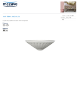 Massive Wall light 45555/43/10 Datasheet