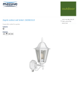 Massive Suspension light 71524/01/45 Datasheet