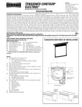 Da-Lite TENSIONED CONTOUR ELECTROL Datasheet