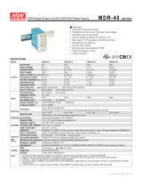 B&B Electronics MDR-40-24 Datasheet