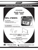 Metra 95-7895 User manual