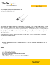 StarTech.com USBEXTPAA1MW Datasheet