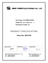 High Power HPG-750BR-H14C Datasheet