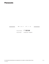 Panasonic PT-DZ10KE Datasheet