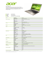 Acer NX.M1FED.032 Datasheet