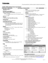 Toshiba S855D-S5148 Datasheet