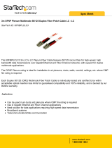 StarTech.com3m OFNP Plenum Multimode 50/125 Duplex Fiber Patch Cable LC - ST