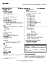Toshiba C855-S5118 Datasheet