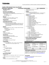 Toshiba C855D-S5104 Datasheet