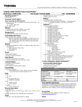 Toshiba PSCBQU-00400J Datasheet
