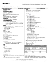 Toshiba C855-S5347 Datasheet