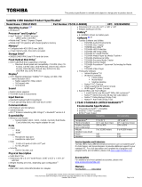 Toshiba C850-ST4NX2 Datasheet