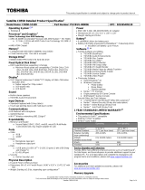 Toshiba C855D-S5109 Datasheet