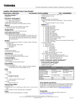 Toshiba C855-S5123 Datasheet