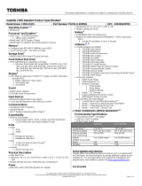 Toshiba C855-S5115 Datasheet