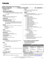 Toshiba C855D-S5351 Datasheet