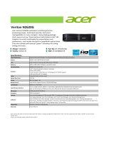 Acer DT.VH2MD.001 Datasheet