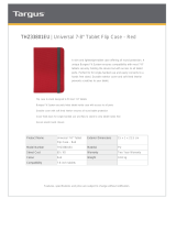 Targus THZ33801EU Datasheet