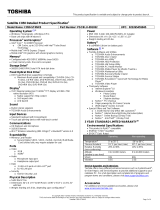 Toshiba C850-ST4NX5 Datasheet