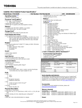 Toshiba C55-A5245 Datasheet