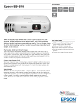 Epson V11H552040 Datasheet