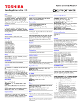 Toshiba F750 (PQF75C-03W001) Datasheet