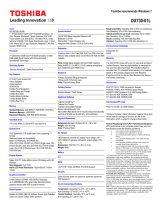 Toshiba DX730 (PQQ11C-01L006) Datasheet