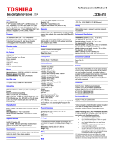 Toshiba LX830 (PQQ18C-01100E) Datasheet