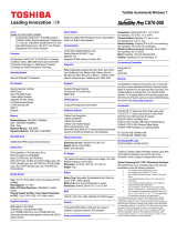 Toshiba C870 (PSC8FC-00800S) Datasheet