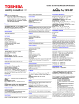 Toshiba C870 (PSCBBC-001009) Datasheet