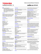 Toshiba C870 (PSCBDC-001001) Datasheet