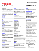 Toshiba C850 (PSCBWC-05C00J) Datasheet