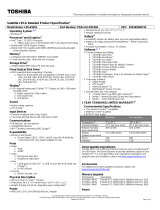 Toshiba PSKLAU-03C004 Datasheet