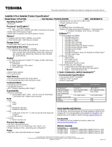 Toshiba S75-A7344 Datasheet