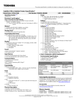 Toshiba S75D-A7346 Datasheet