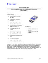 Finisar FTL-1319-3D-2.5 Datasheet