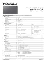 Panasonic TH-55LF60U Datasheet