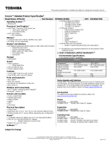 Toshiba WT8-A32 Datasheet