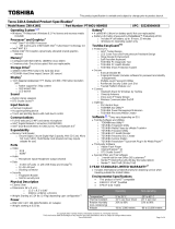 Toshiba PT44GU-00W003 Datasheet