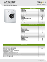 Whirlpool AWOE 8300 Datasheet