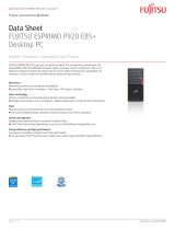 Fujitsu VFY:P0920PXSA1PT Datasheet