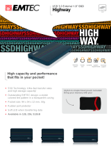Emtec Highway, USB 3.0 External 1.8’’ SSD Datasheet
