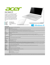 Acer NX.M3EED.003 Datasheet